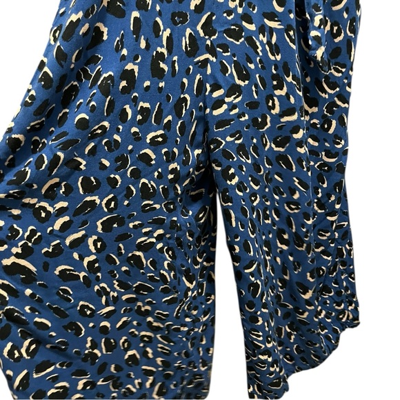 Eloquii Blue Leopard Print Jumpsuit - Picture 6 of 8